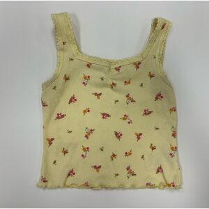 Floral summer tank top